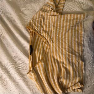 Cropped cute striped long sleeve